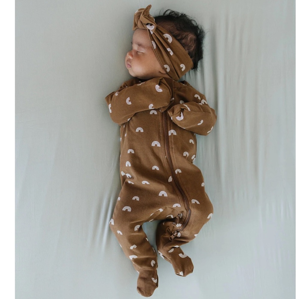Mebie baby 2 way zipper Pjs